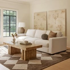 Lulu And Georgia Brisa Burl Wood Coffee Table