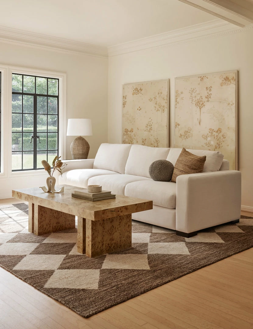 Lulu And Georgia Brisa Burl Wood Coffee Table