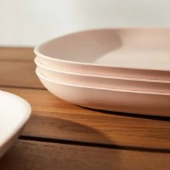 Lulu And Georgia Pia Bamboo Dinner Plate (Set Of 4) Outdoor Collection