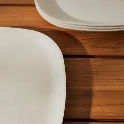 Lulu And Georgia Pia Bamboo Dinner Plate (Set Of 4) Outdoor Collection