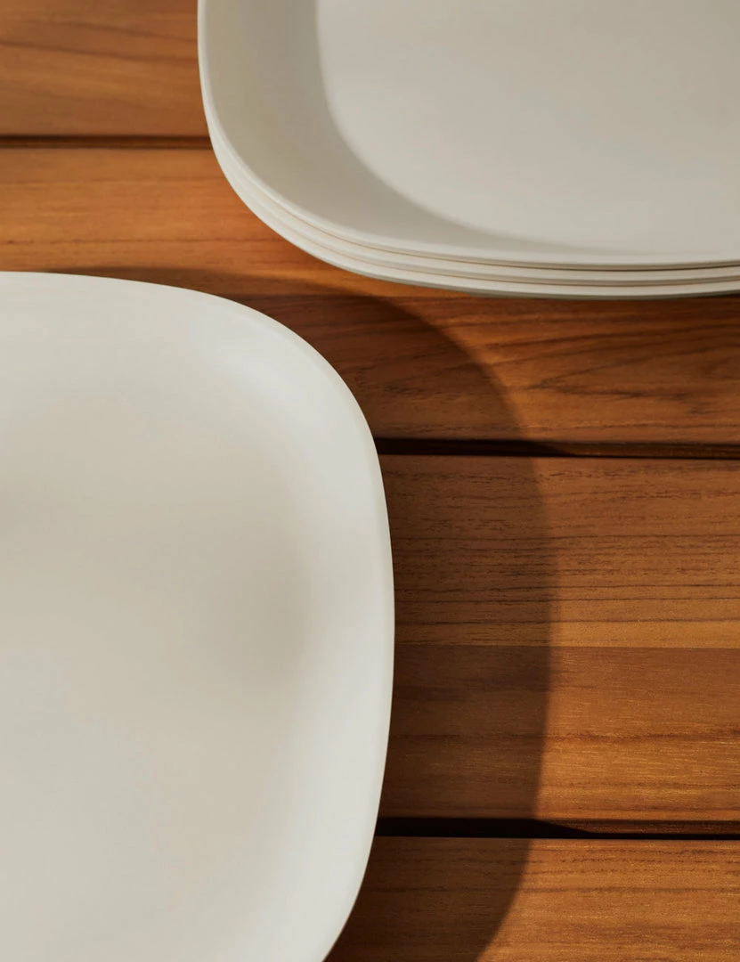 Lulu And Georgia Pia Bamboo Dinner Plate (Set Of 4) Outdoor Collection