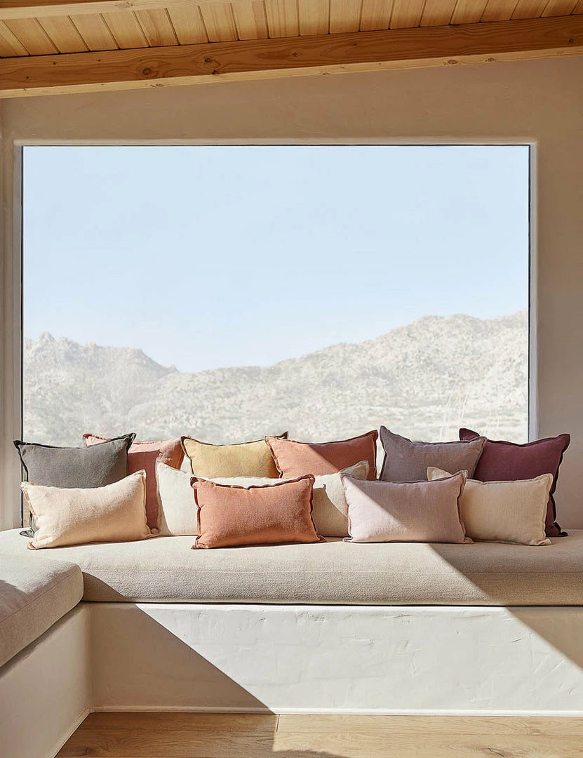 Lulu And Georgia Muted Pastels Arlo Linen Pillow