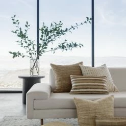 Lulu And Georgia Organic Harmony Collection Leni Silk Pillow