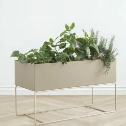 Lulu And Georgia Ravine Planter, Taupe - Large