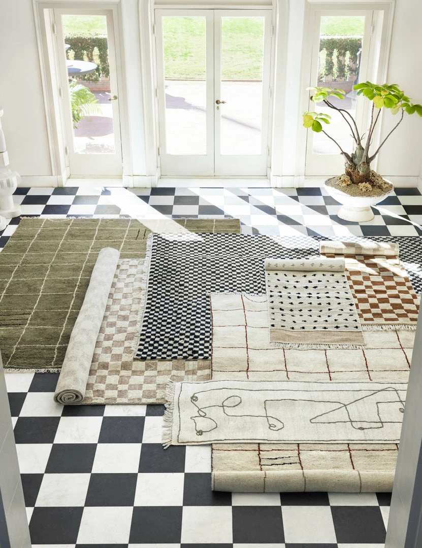 Lulu And Georgia Irregular Checkerboard Rug By Sarah Sherman Samuel Sarah Sherman Samuel Collection
