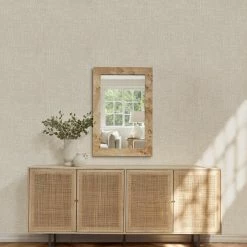 Lulu And Georgia Bree Burl Wood Mirror