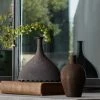 Lulu And Georgia Noelle Geometric Vase, Black By Lemieux Et Cie Organic Harmony Collection