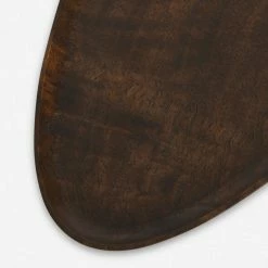 Lulu And Georgia Walnut Wood Elongated Oval Footed Plate By Namu Home Goods Organic Harmony Collection