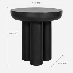 Lulu And Georgia Peagan Indoor / Outdoor Round Side Table