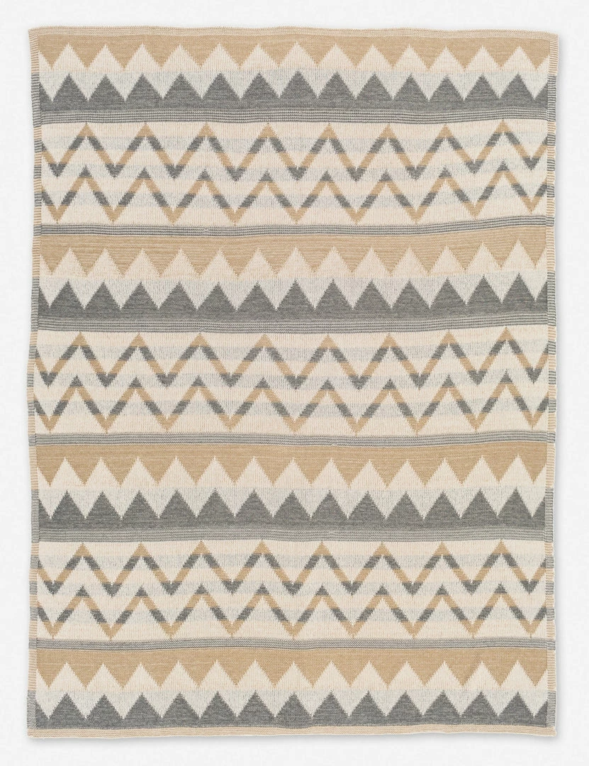Lulu And Georgia Earth Tones Everly Throw, Multicolor