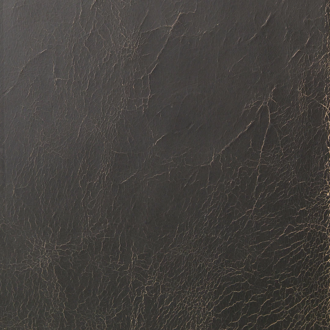 Lulu And Georgia Afia Leather Sofa, Distressed Black Furniture