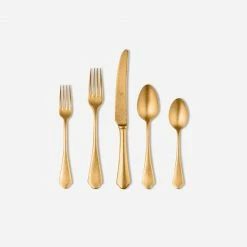 Lulu And Georgia Andrate Flatware 5-Piece Set Kitchen + Dining