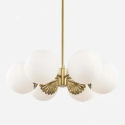 Lulu And Georgia Annetta Chandelier Curved + Rounded