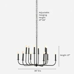 Lulu And Georgia Lighting Breck Chandelier By Arteriors