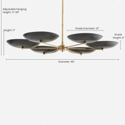 Lulu And Georgia Arteriors Griffith Chandelier Lighting