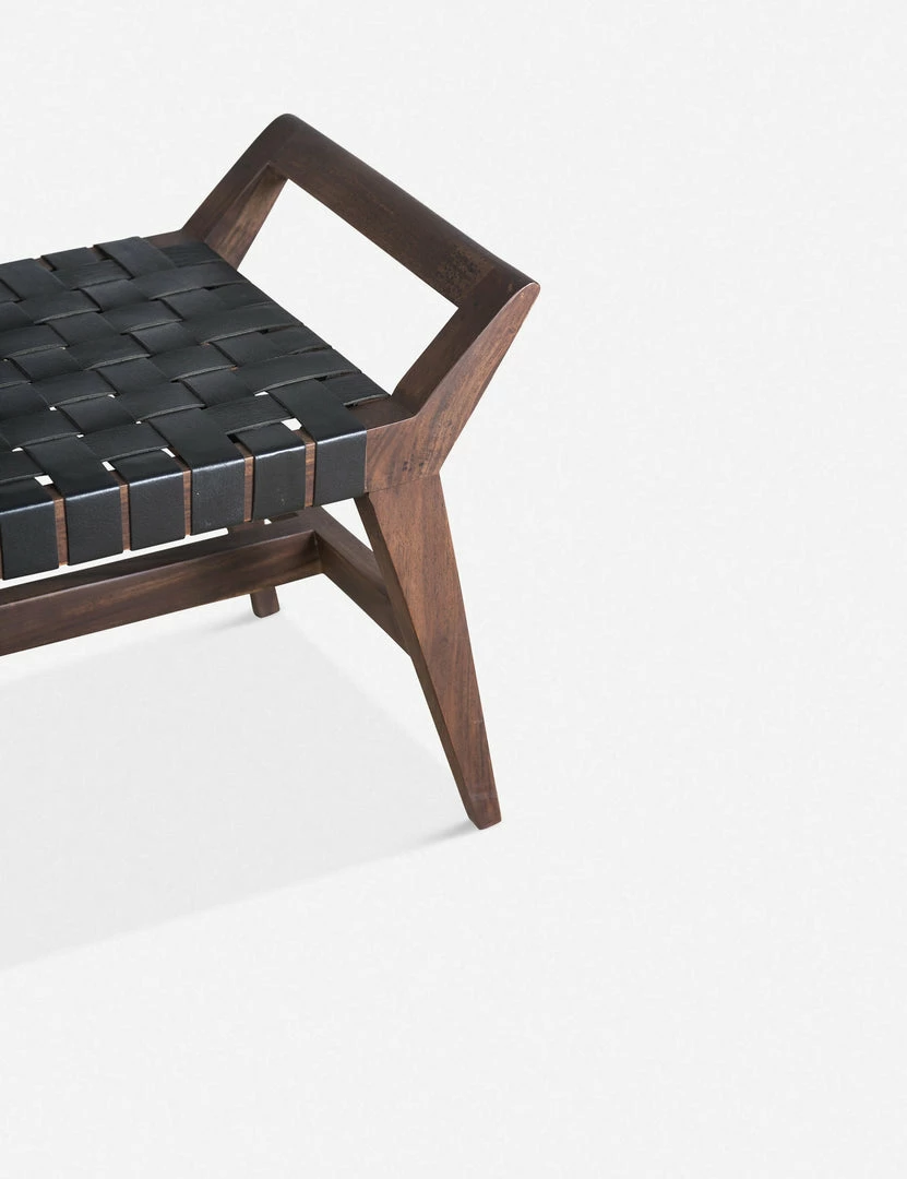 Lulu And Georgia Glendora Leather Bench Furniture