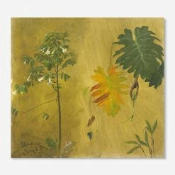 Lulu And Georgia Botanical Study, Jamaica' Print By Frederic Edwin Church