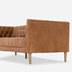 Lulu And Georgia Breanne Leather Sofa Furniture