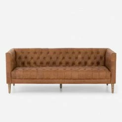 Lulu And Georgia Breanne Leather Sofa Furniture