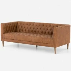 Lulu And Georgia Breanne Leather Sofa Furniture