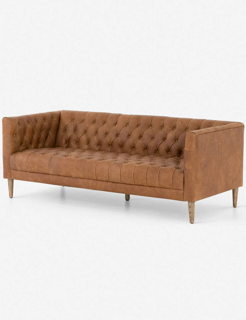 Lulu And Georgia Breanne Leather Sofa Furniture