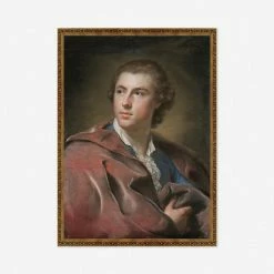 Lulu And Georgia'Portrait Of William Burton Conyngham' Wall Art By Anton Raphael Mengs Earth Tones