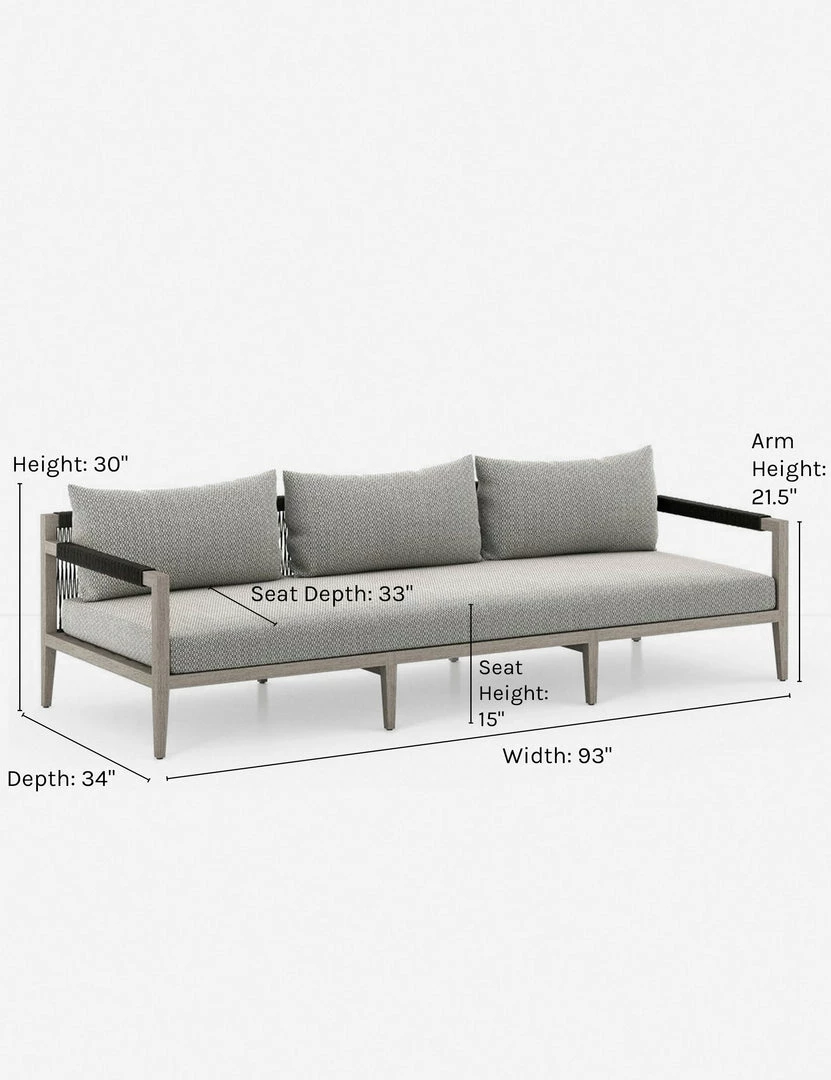 Lulu And Georgia Outdoor Collection Cadenza Indoor / Outdoor Sofa