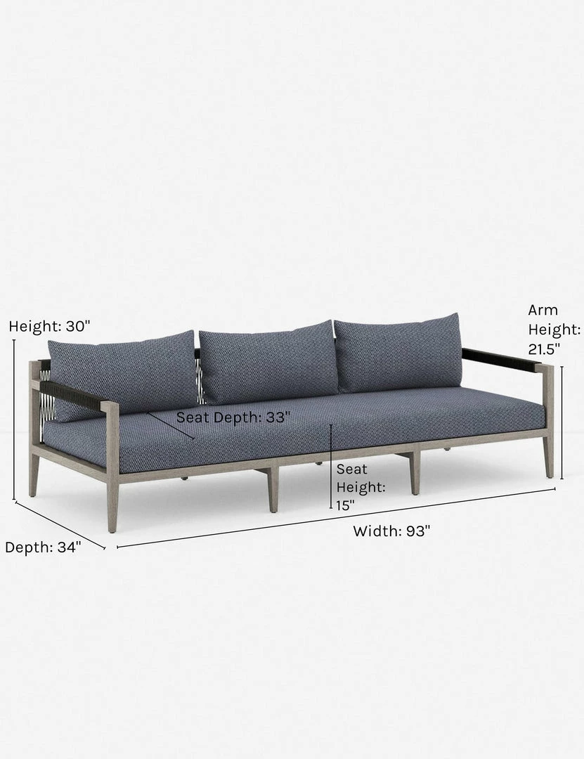 Lulu And Georgia Outdoor Collection Cadenza Indoor / Outdoor Sofa