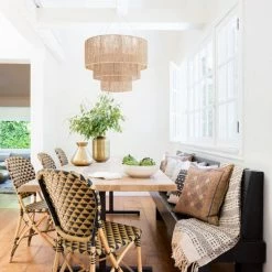 Lulu And Georgia Chavette Chandelier, Natural