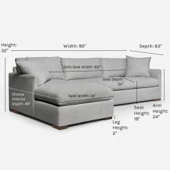 Lulu And Georgia Furniture Callahan Sectional Sofa