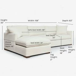 Lulu And Georgia Furniture Callahan Sectional Sofa