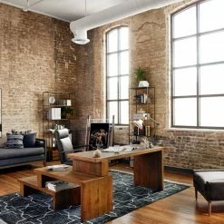 Lulu And Georgia Camden Leather Office Chair, Ebony Furniture