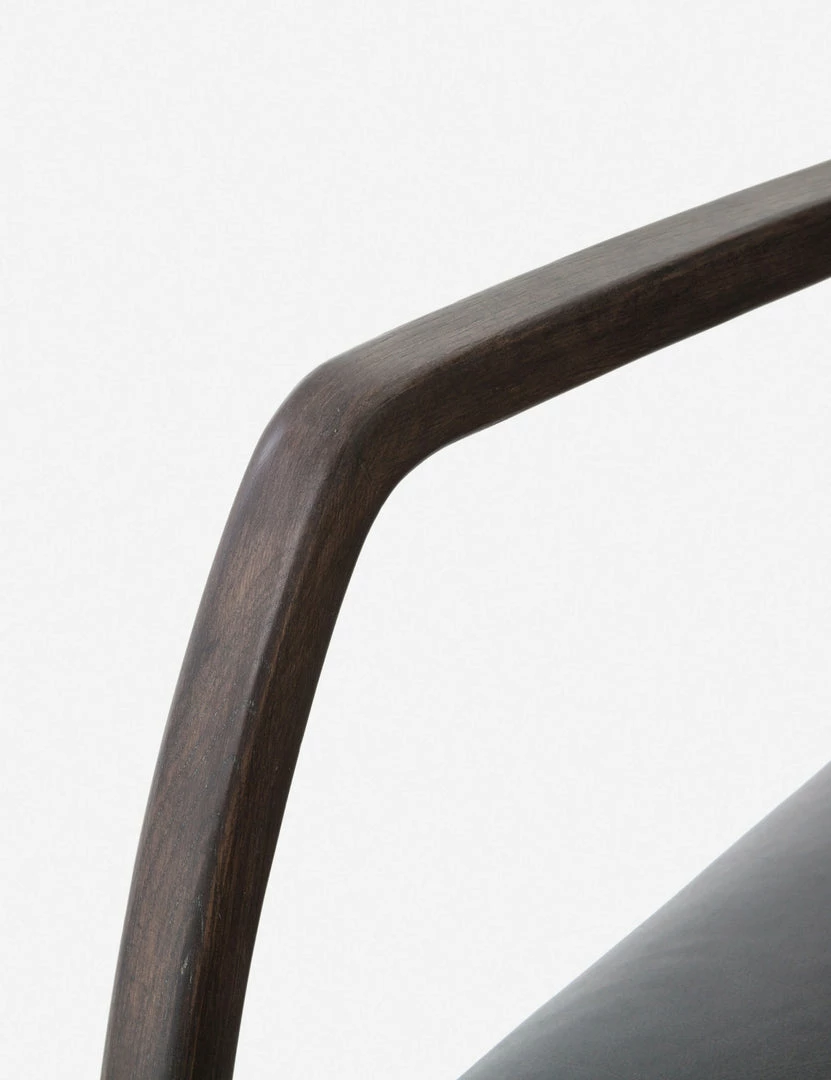 Lulu And Georgia Camden Leather Office Chair, Ebony Furniture