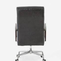 Lulu And Georgia Camden Leather Office Chair, Ebony Furniture