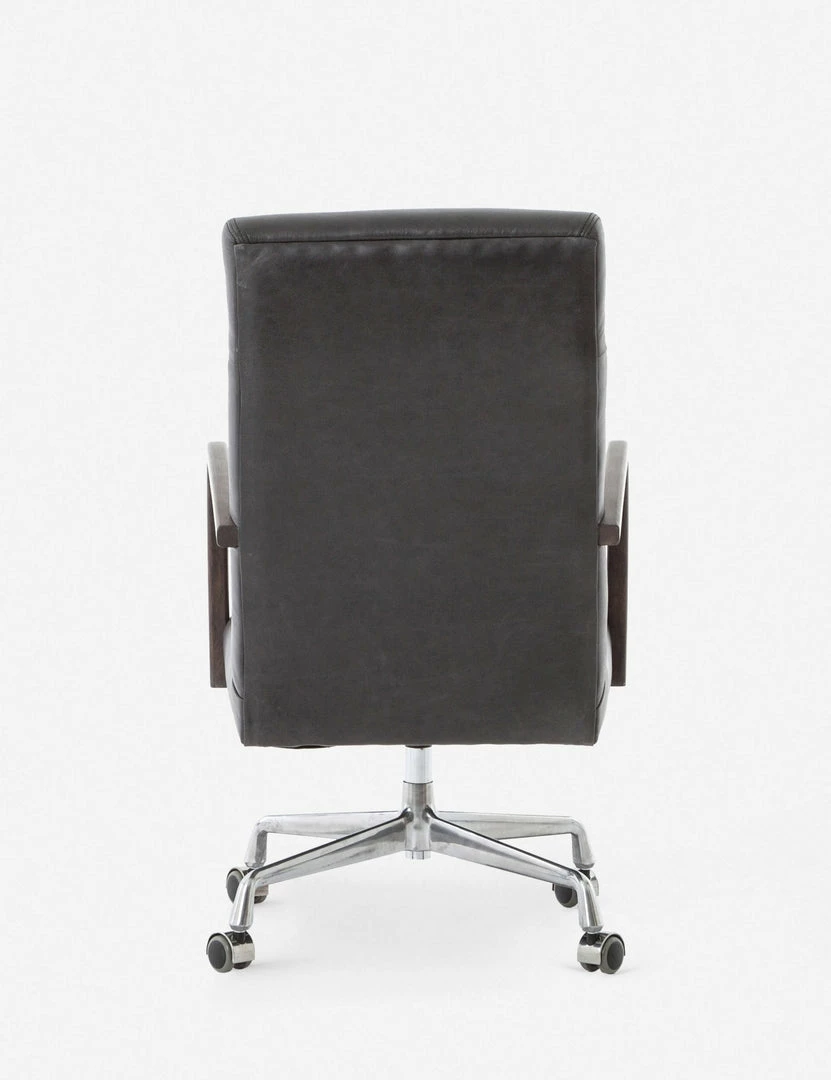 Lulu And Georgia Camden Leather Office Chair, Ebony Furniture