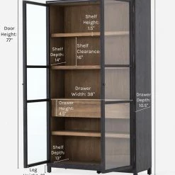 Lulu And Georgia Carly Curio Cabinet