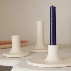 Lulu And Georgia Ceramic Taper Candle Holder