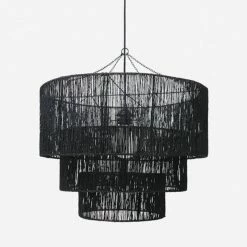Lulu And Georgia Outdoor Collection Chavette Chandelier, Black