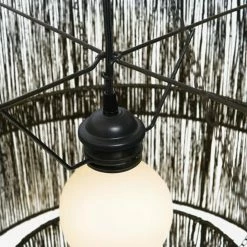 Lulu And Georgia Outdoor Collection Chavette Chandelier, Black