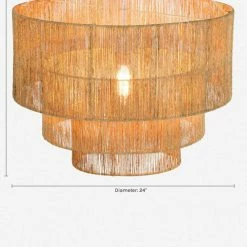 Lulu And Georgia Chavette Chandelier, Natural