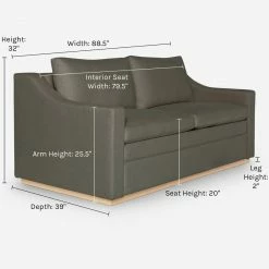 Lulu And Georgia Furniture Coniston Linen Sleeper Sofa By Ginny Macdonald