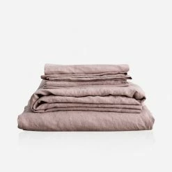 Lulu And Georgia Linen Bedding, Sheet Set By Cultiver