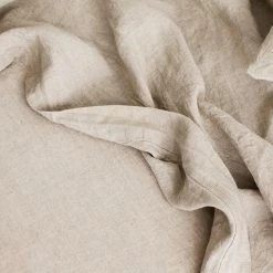 Lulu And Georgia Muted Pastels Cultiver Linen Bedding, Flat Sheet