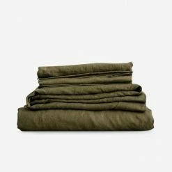 Lulu And Georgia Linen Bedding, Sheet Set By Cultiver