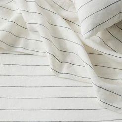 Lulu And Georgia Muted Pastels Cultiver Linen Bedding, Flat Sheet