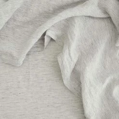 Lulu And Georgia Muted Pastels Cultiver Linen Bedding, Flat Sheet