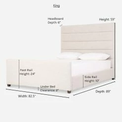 Lulu And Georgia Delicia Platform Bed