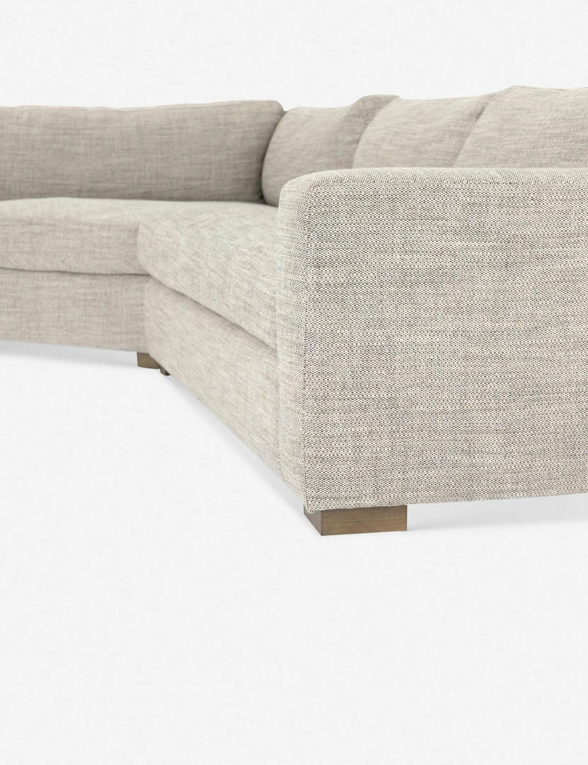 Lulu And Georgia Furniture Derbie Extended Corner Sectional Sofa