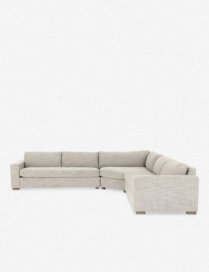 Lulu And Georgia Furniture Derbie Extended Corner Sectional Sofa
