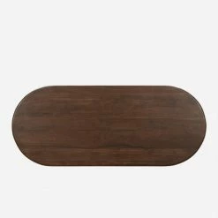 Lulu And Georgia Mattea Oval Dining Table Curved + Rounded